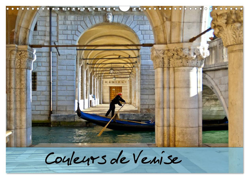 Couleurs de Venise (CALVENDO Calendrier mensuel 2025)