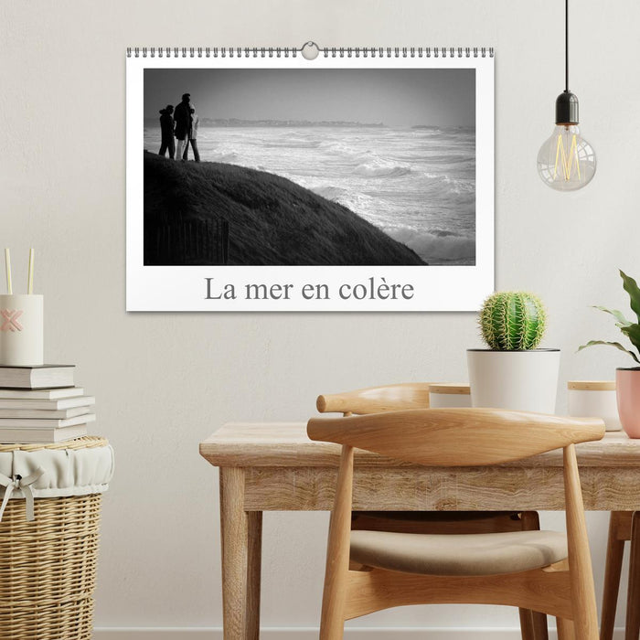 La mer en colère (CALVENDO Calendrier mensuel 2025)