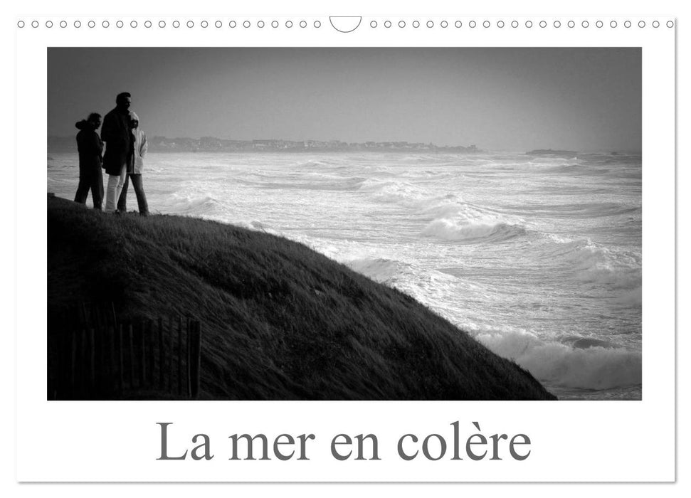 La mer en colère (CALVENDO Calendrier mensuel 2025)