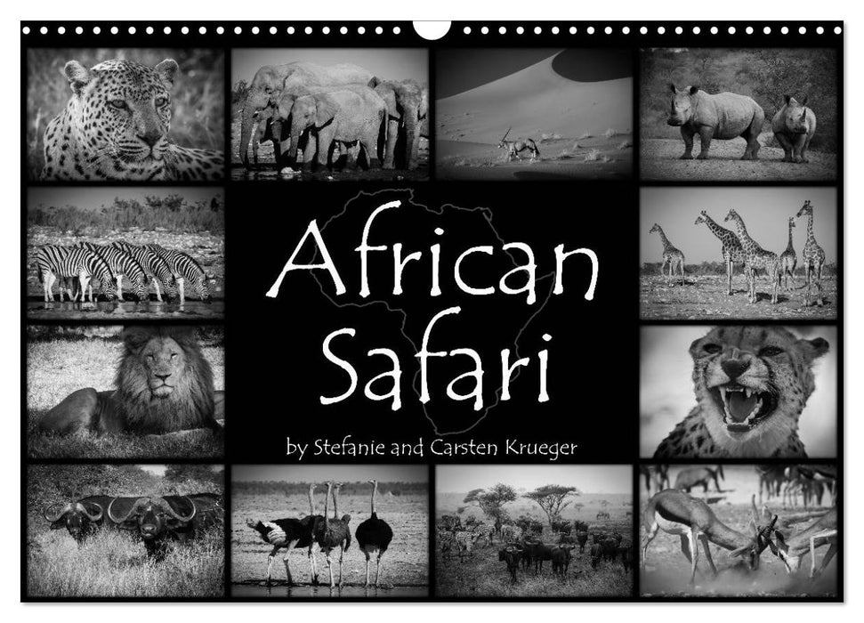 African Safari (CALVENDO Monthly Calendar 2025)