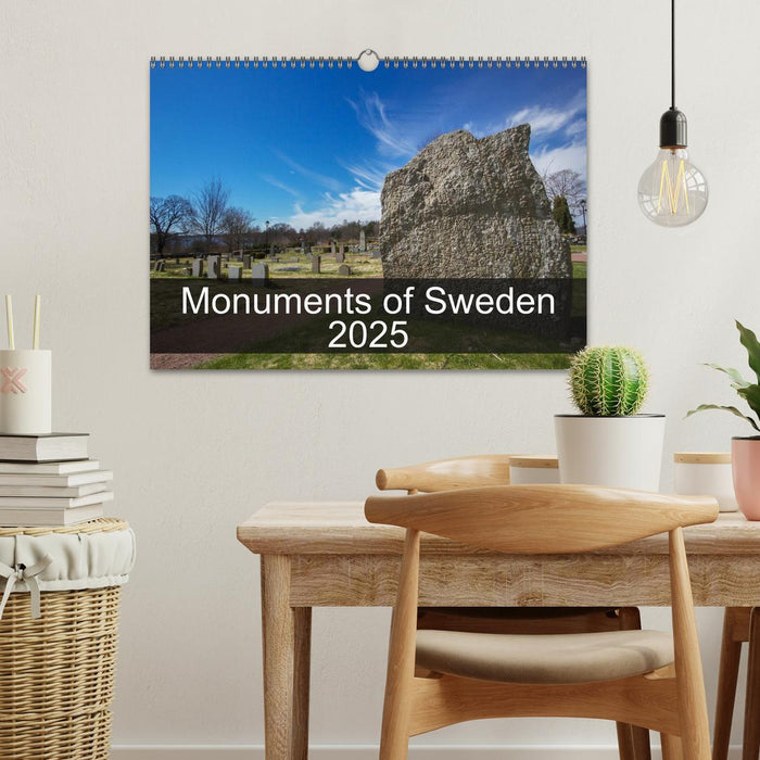 Monuments of Sweden 2025 (CALVENDO Monthly Calendar 2025)