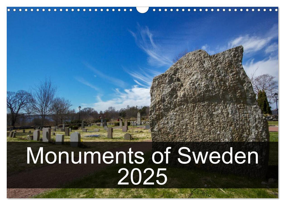 Monuments of Sweden 2025 (CALVENDO Monthly Calendar 2025)