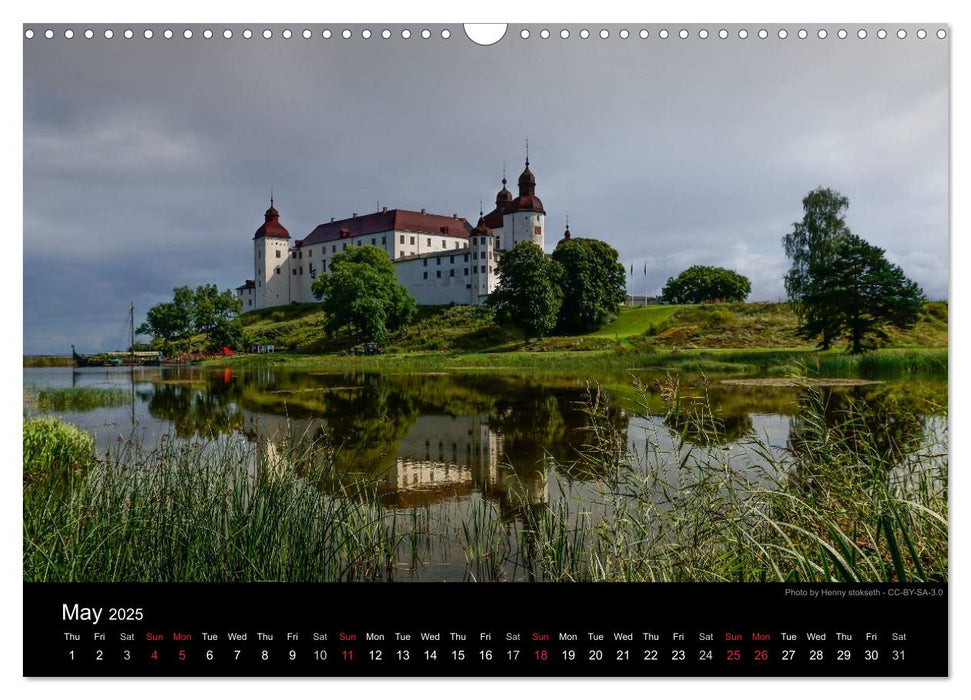 Monuments of Sweden 2025 (CALVENDO Monthly Calendar 2025)