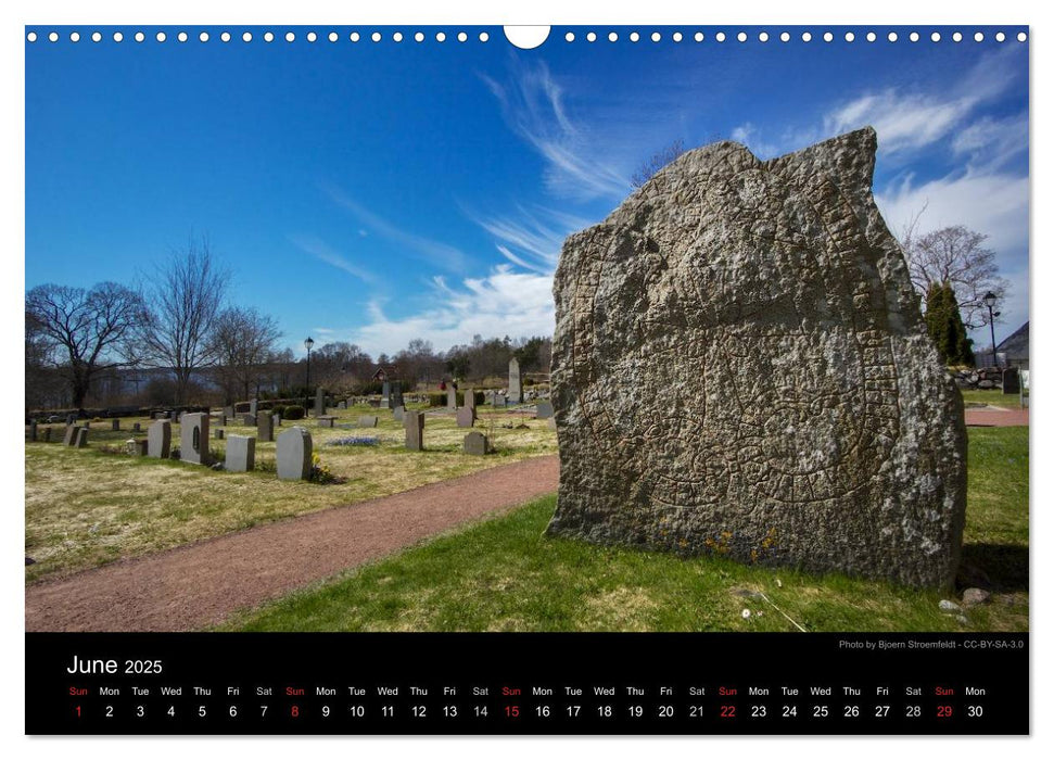 Monuments of Sweden 2025 (CALVENDO Monthly Calendar 2025)