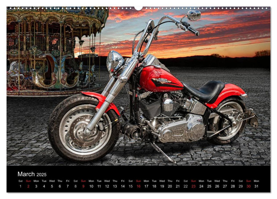 Motorbike Dreams (CALVENDO Premium-Calendar 2025)