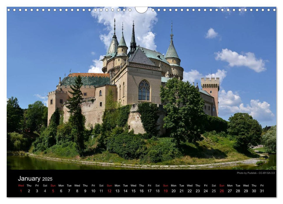 Monuments of Slovakia 2025 (CALVENDO Monthly Calendar 2025)