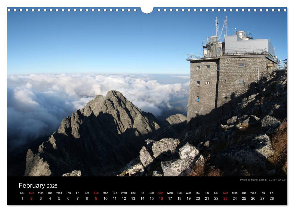 Monuments of Slovakia 2025 (CALVENDO Monthly Calendar 2025)