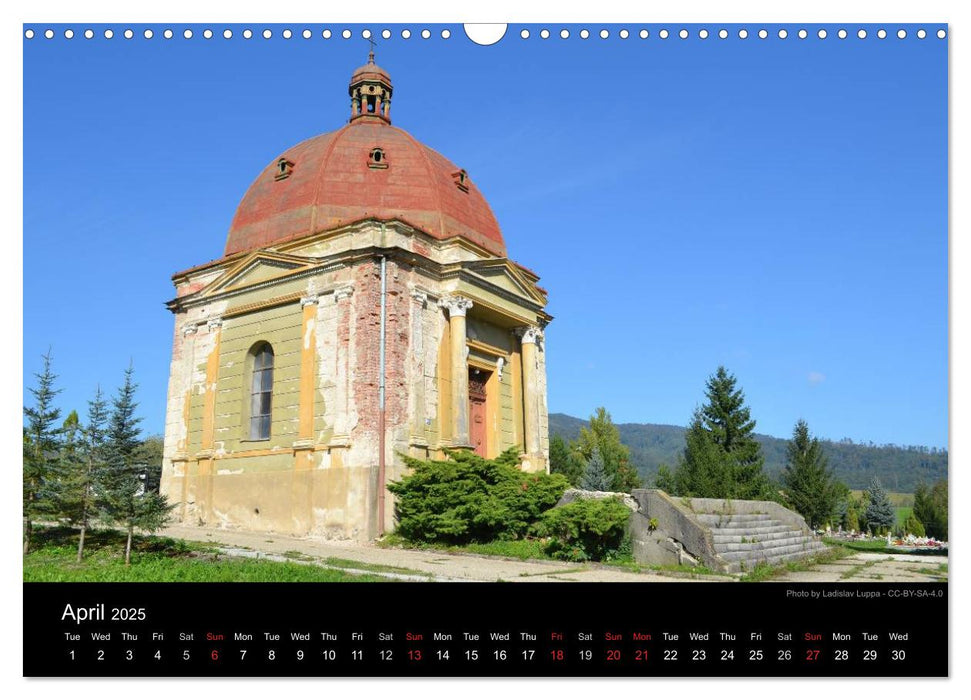 Monuments of Slovakia 2025 (CALVENDO Monthly Calendar 2025)