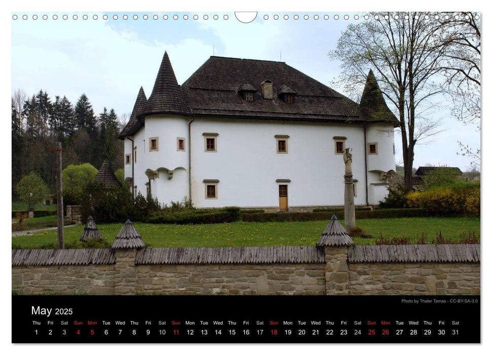 Monuments of Slovakia 2025 (CALVENDO Monthly Calendar 2025)