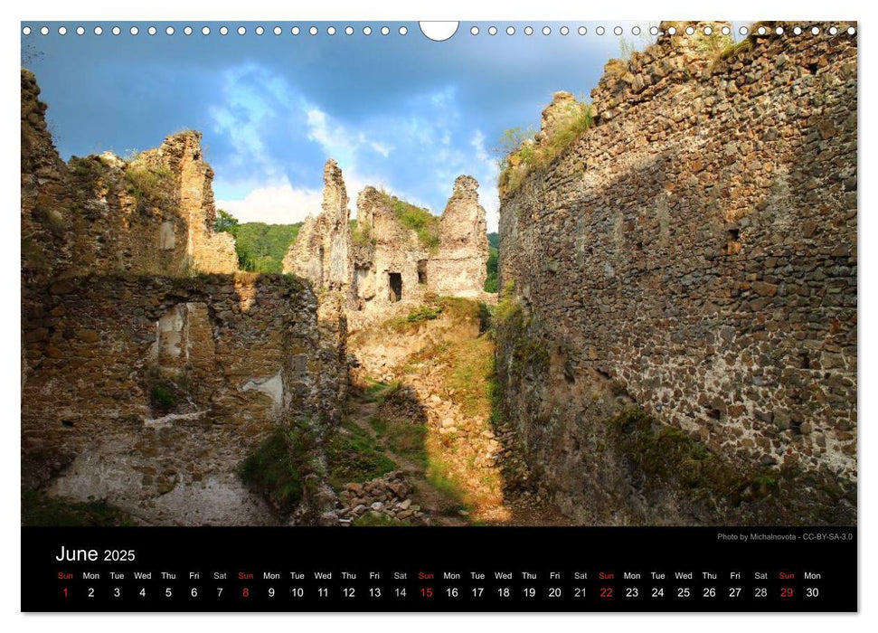 Monuments of Slovakia 2025 (CALVENDO Monthly Calendar 2025)