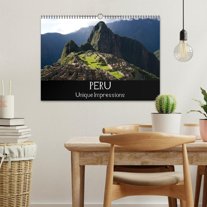 Peru Unique Impressions (CALVENDO Monthly Calendar 2025)