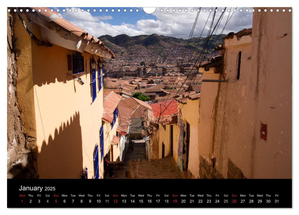 Peru Unique Impressions (CALVENDO Monthly Calendar 2025)