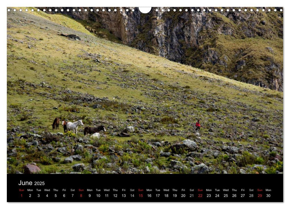 Peru Unique Impressions (CALVENDO Monthly Calendar 2025)