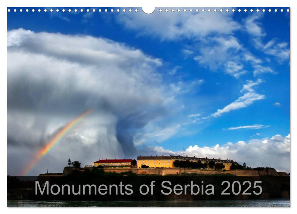 Monuments of Serbia 2025 (CALVENDO Monthly Calendar 2025)