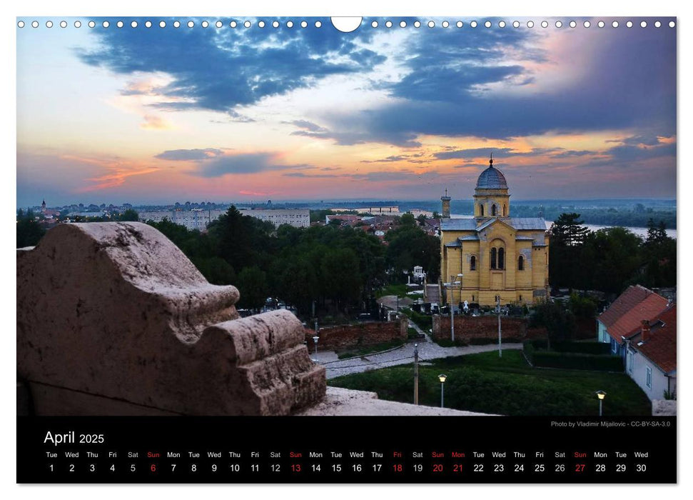 Monuments of Serbia 2025 (CALVENDO Monthly Calendar 2025)