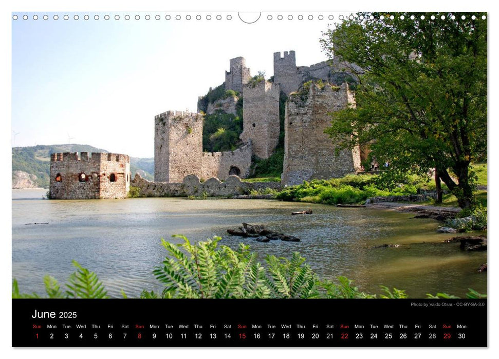 Monuments of Serbia 2025 (CALVENDO Monthly Calendar 2025)