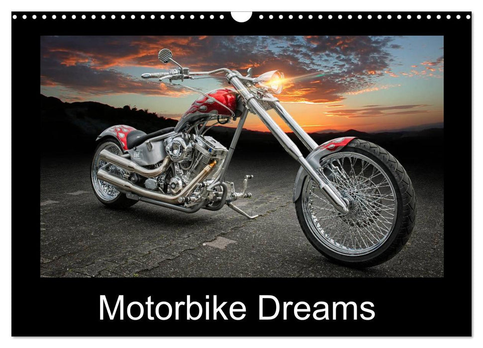 Motorbike Dreams (CALVENDO Monthly Calendar 2025)