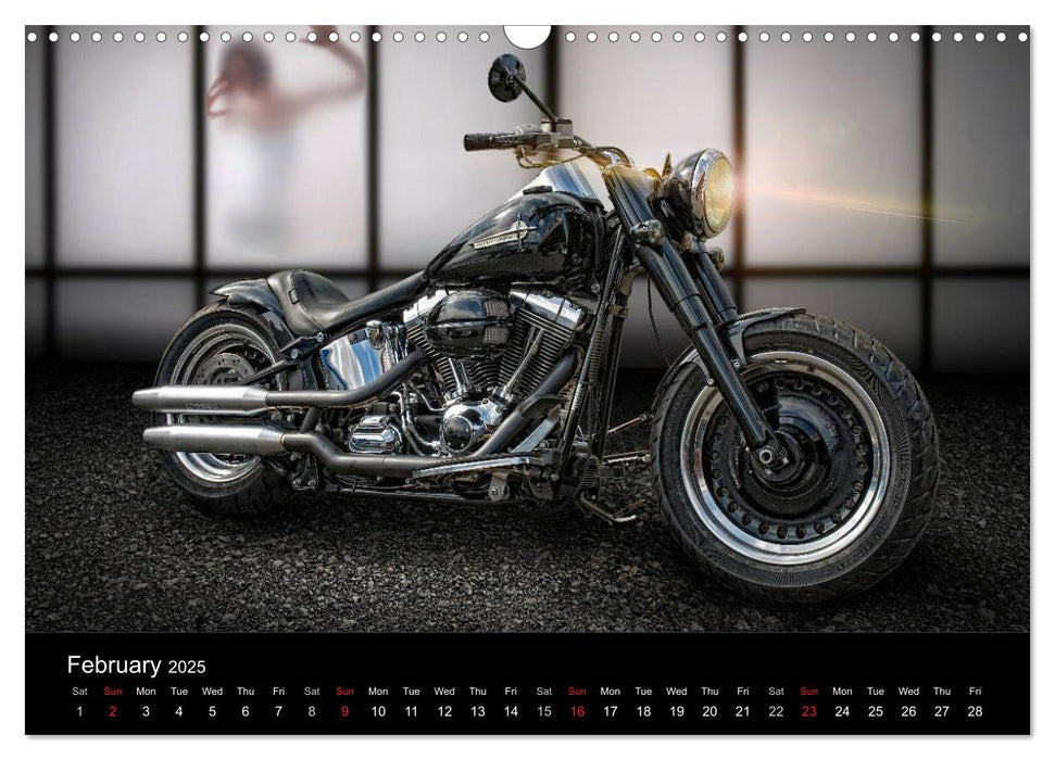 Motorbike Dreams (CALVENDO Monthly Calendar 2025)