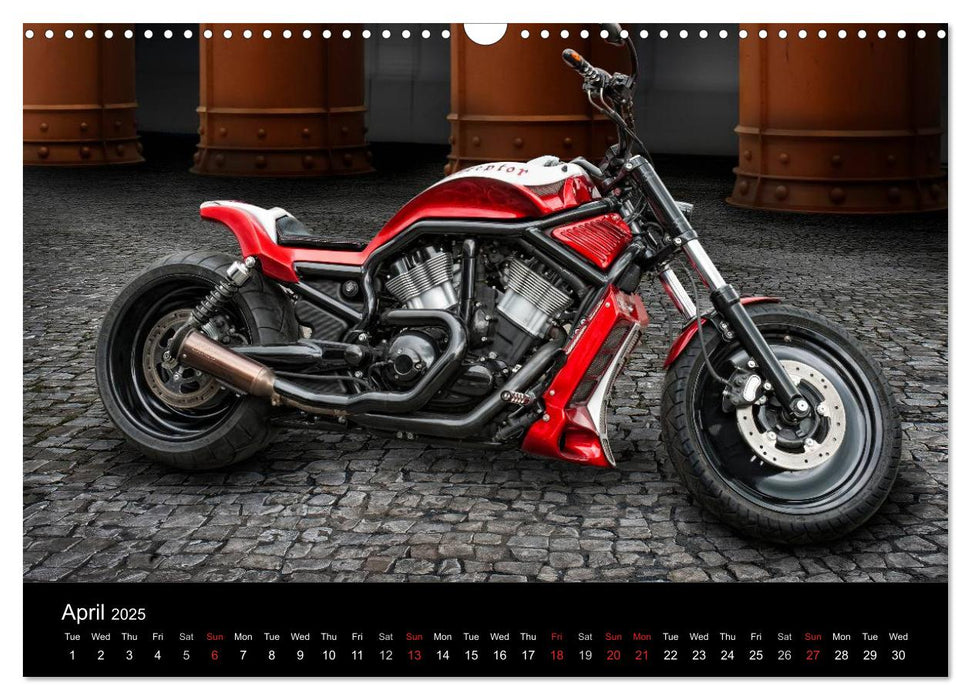 Motorbike Dreams (CALVENDO Monthly Calendar 2025)