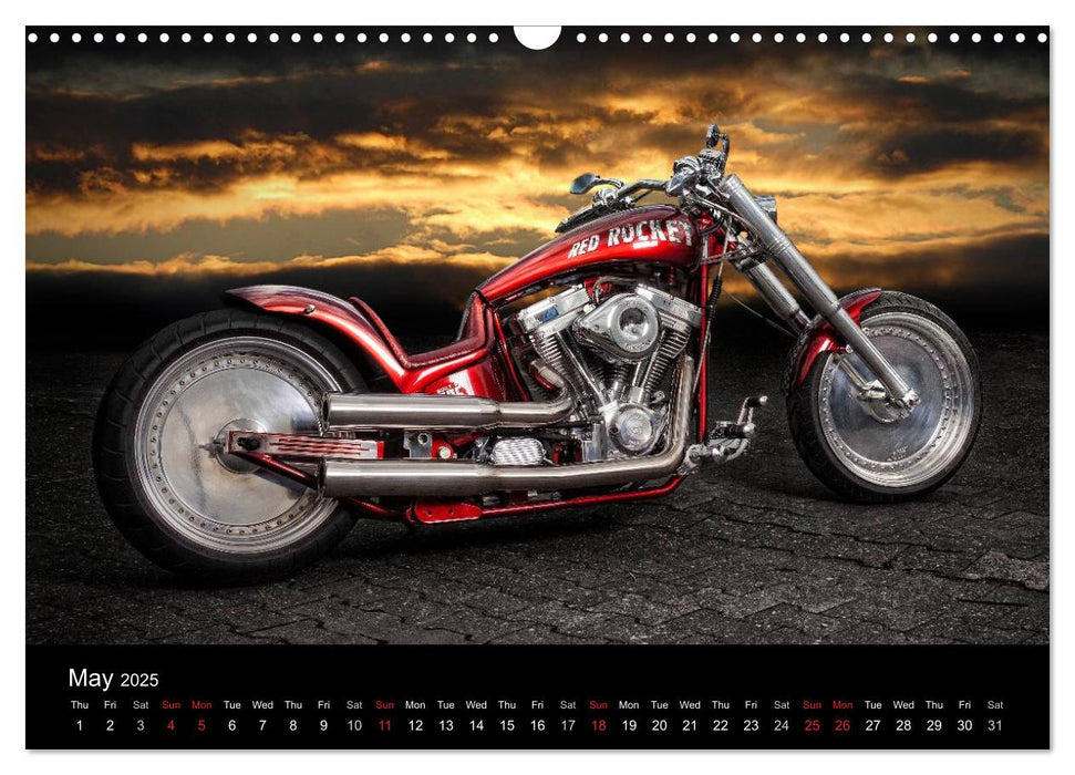 Motorbike Dreams (CALVENDO Monthly Calendar 2025)