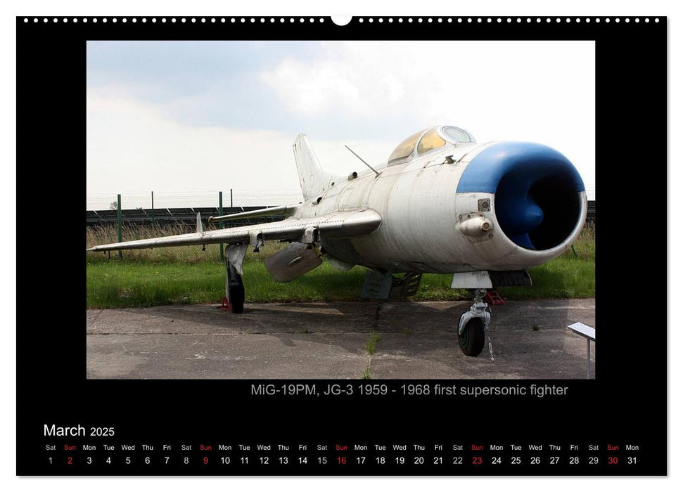 Airplanes and Helicopters of NVA 1957 - 1991 (CALVENDO Premium-Calendar 2025)