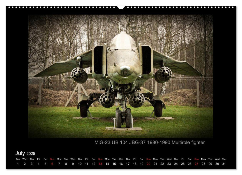 Airplanes and Helicopters of NVA 1957 - 1991 (CALVENDO Premium-Calendar 2025)