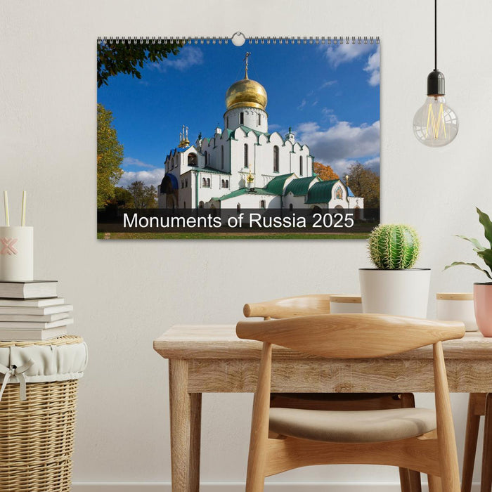 Monuments of Russia 2025 (CALVENDO Monthly Calendar 2025)