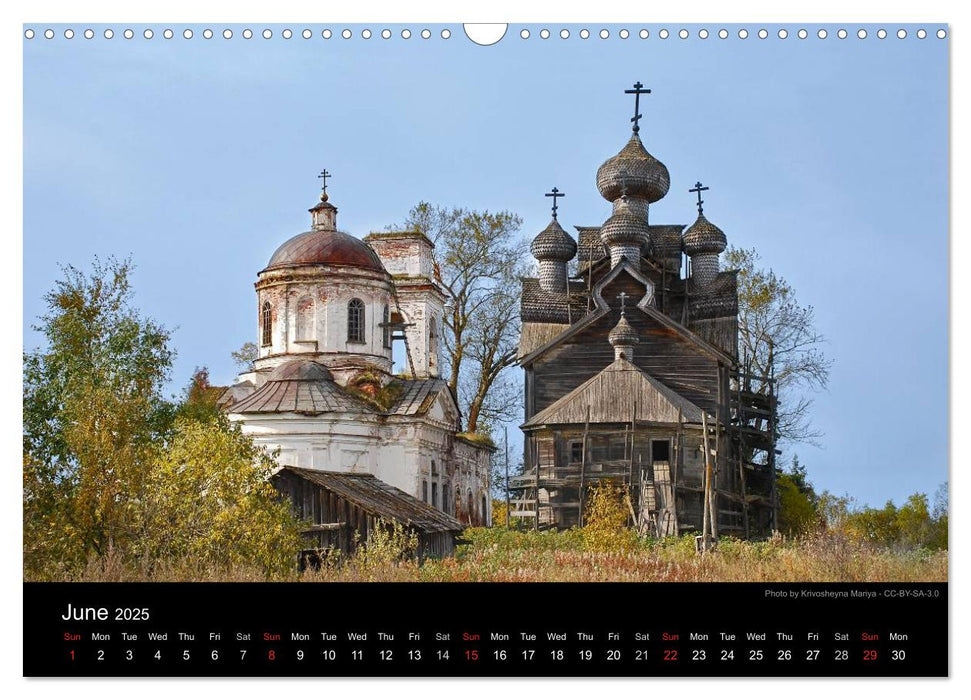 Monuments of Russia 2025 (CALVENDO Monthly Calendar 2025)