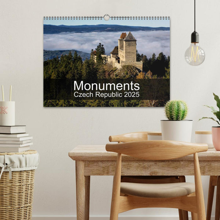 Monuments of Czech Republic 2025 (CALVENDO Monthly Calendar 2025)