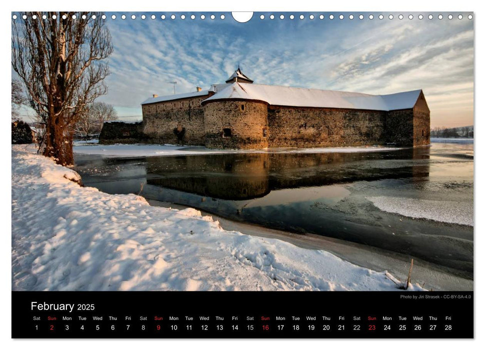 Monuments of Czech Republic 2025 (CALVENDO Monthly Calendar 2025)