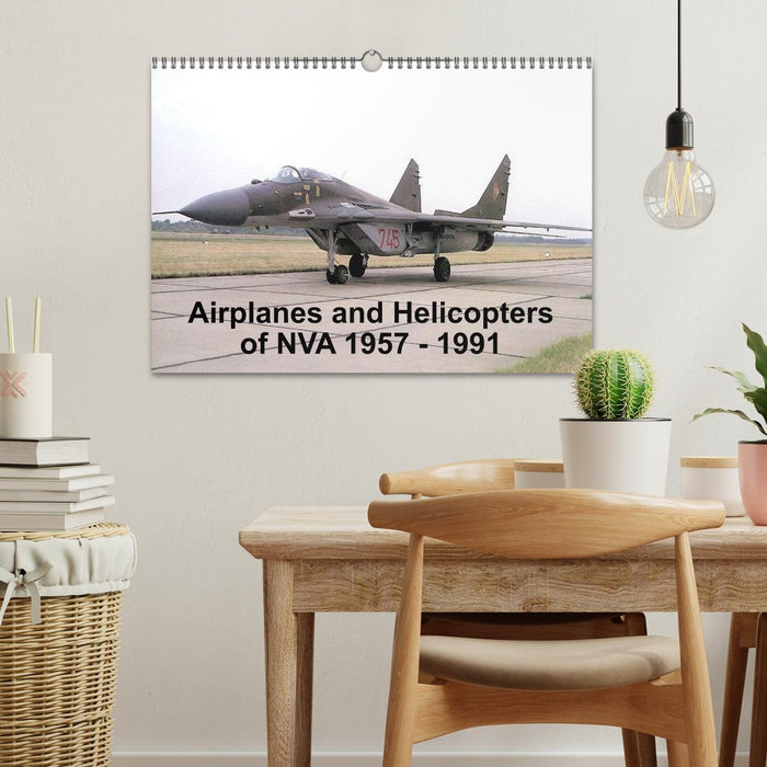 Airplanes and Helicopters of NVA 1957 - 1991 (CALVENDO Monthly Calendar 2025)