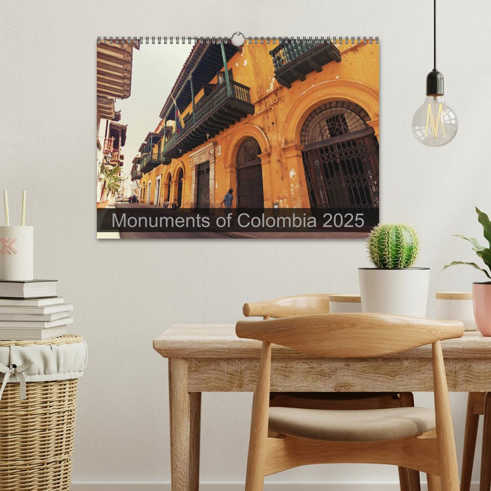 Monuments of Colombia 2025 (CALVENDO Monthly Calendar 2025)