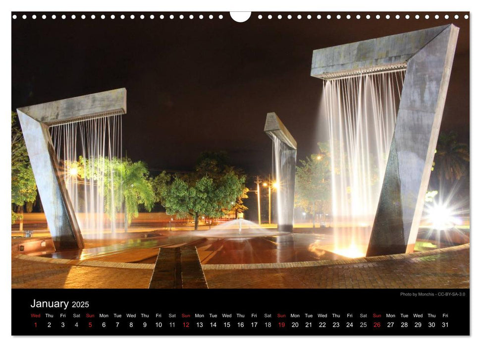 Monuments of Colombia 2025 (CALVENDO Monthly Calendar 2025)