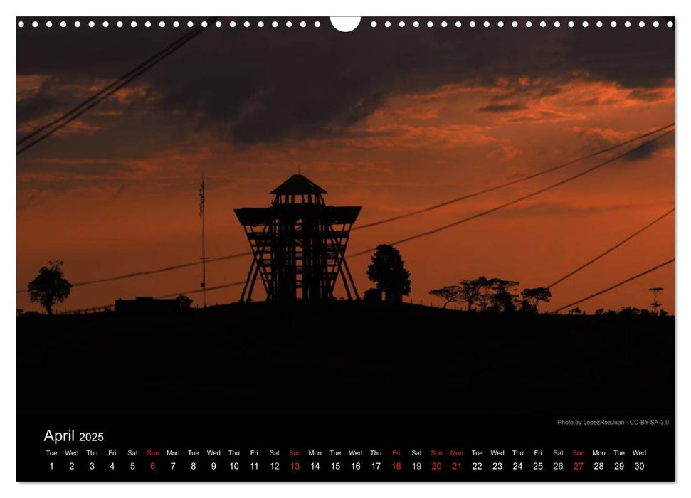 Monuments of Colombia 2025 (CALVENDO Monthly Calendar 2025)