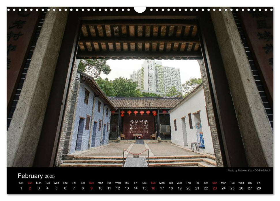 Monuments of Hong Kong 2025 (CALVENDO Monthly Calendar 2025)