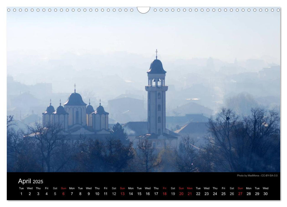 Monuments of Macedonia 2025 (CALVENDO Monthly Calendar 2025)