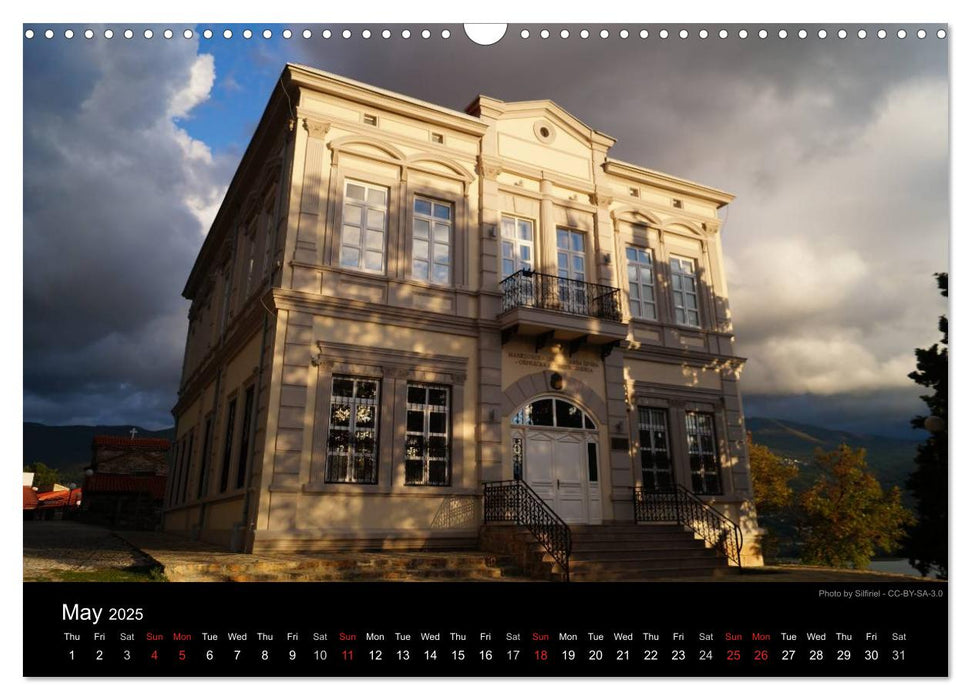 Monuments of Macedonia 2025 (CALVENDO Monthly Calendar 2025)