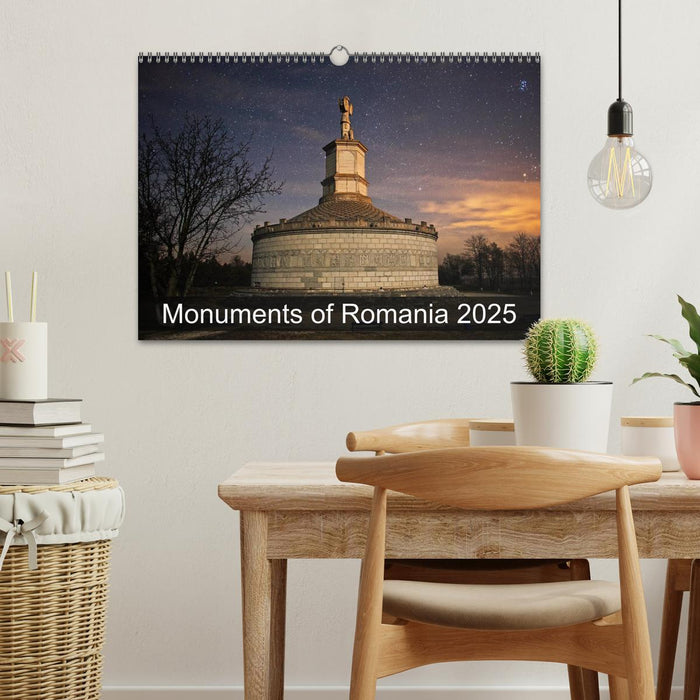 Monuments of Romania 2025 (CALVENDO Monthly Calendar 2025)