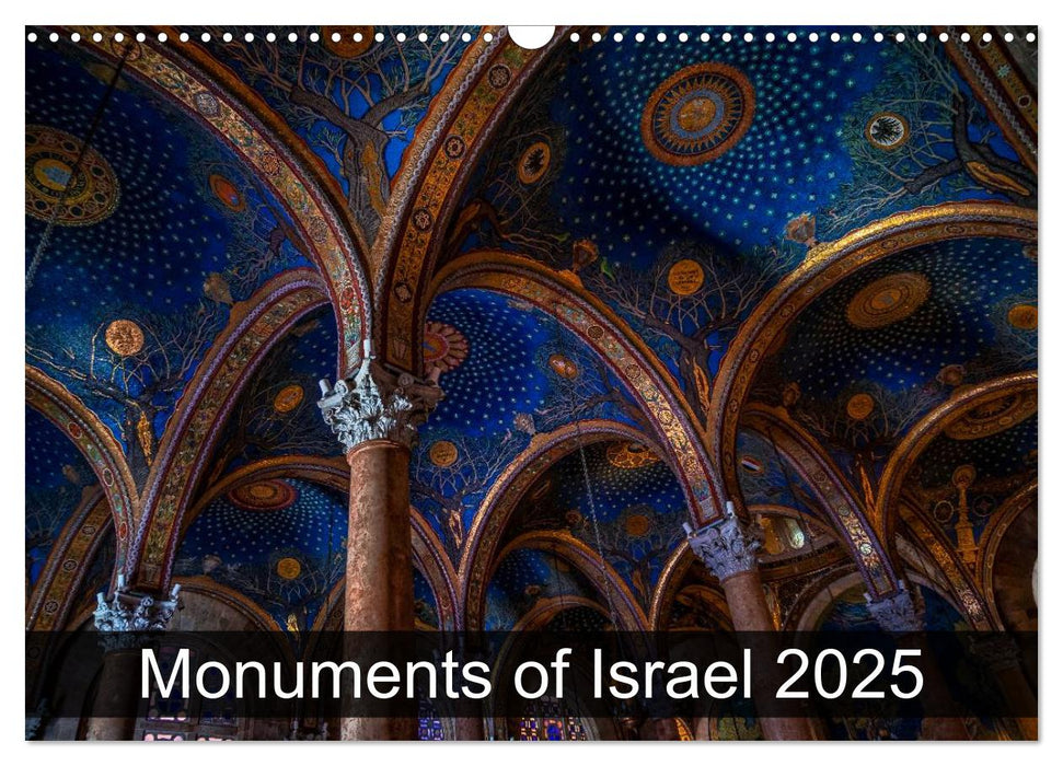 Monuments of Israel 2025 (CALVENDO Monthly Calendar 2025)