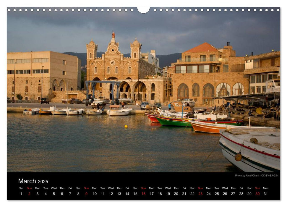 Monuments of Lebanon 2025 (CALVENDO Monthly Calendar 2025)