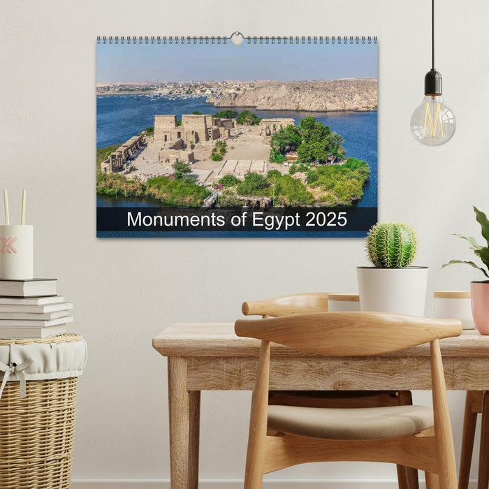 Monuments of Egypt 2025 (CALVENDO Monthly Calendar 2025)