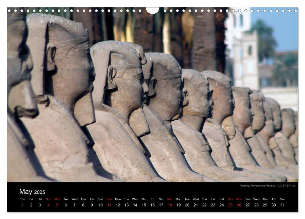 Monuments of Egypt 2025 (CALVENDO Monthly Calendar 2025)