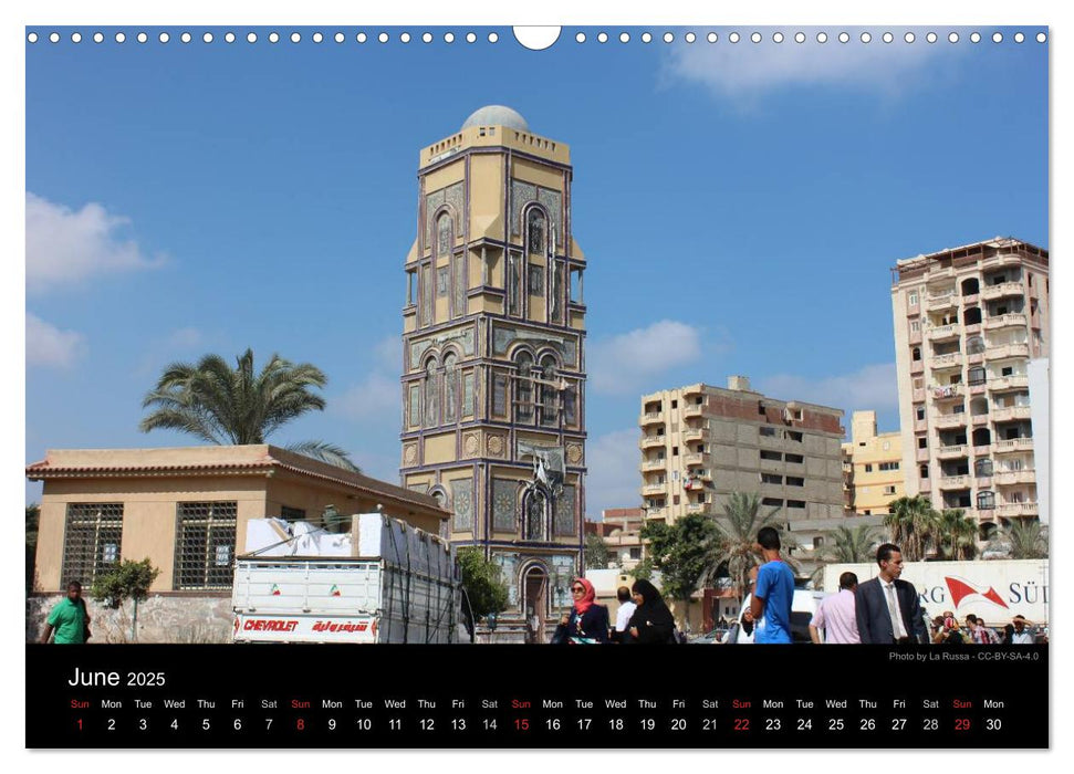 Monuments of Egypt 2025 (CALVENDO Monthly Calendar 2025)