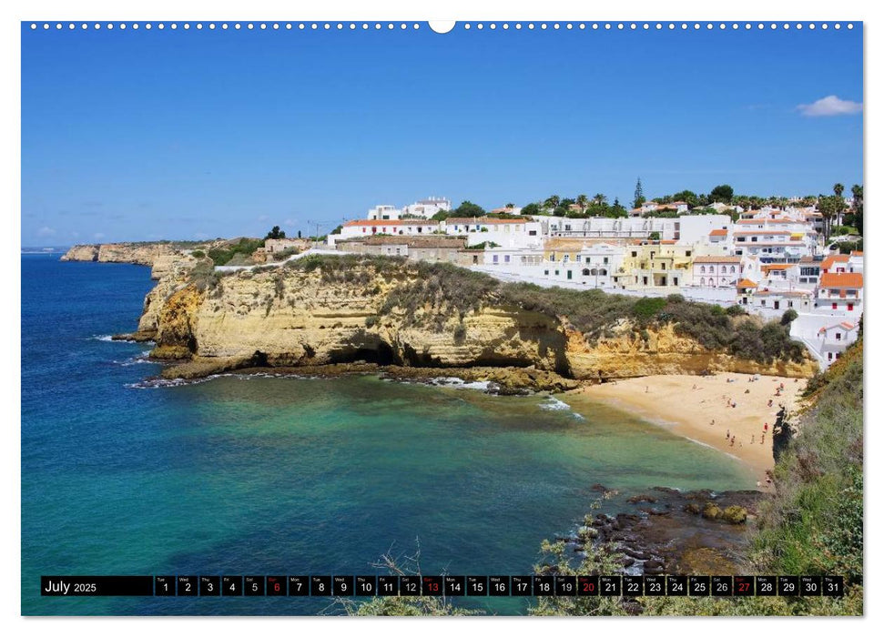 Algarve - The most beautiful European coast (CALVENDO Premium-Calendar 2025)