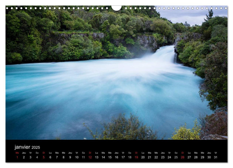 Aotearoa Nouvelle-Zélande (CALVENDO Calendrier mensuel 2025)