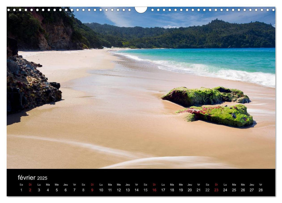 Aotearoa Nouvelle-Zélande (CALVENDO Calendrier mensuel 2025)