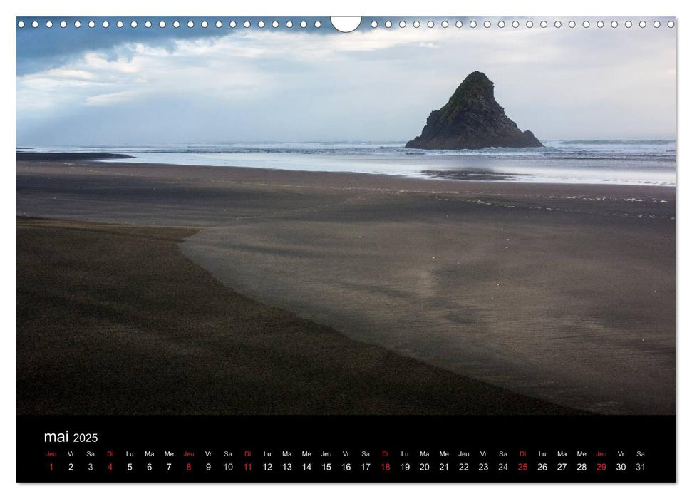 Aotearoa Nouvelle-Zélande (CALVENDO Calendrier mensuel 2025)