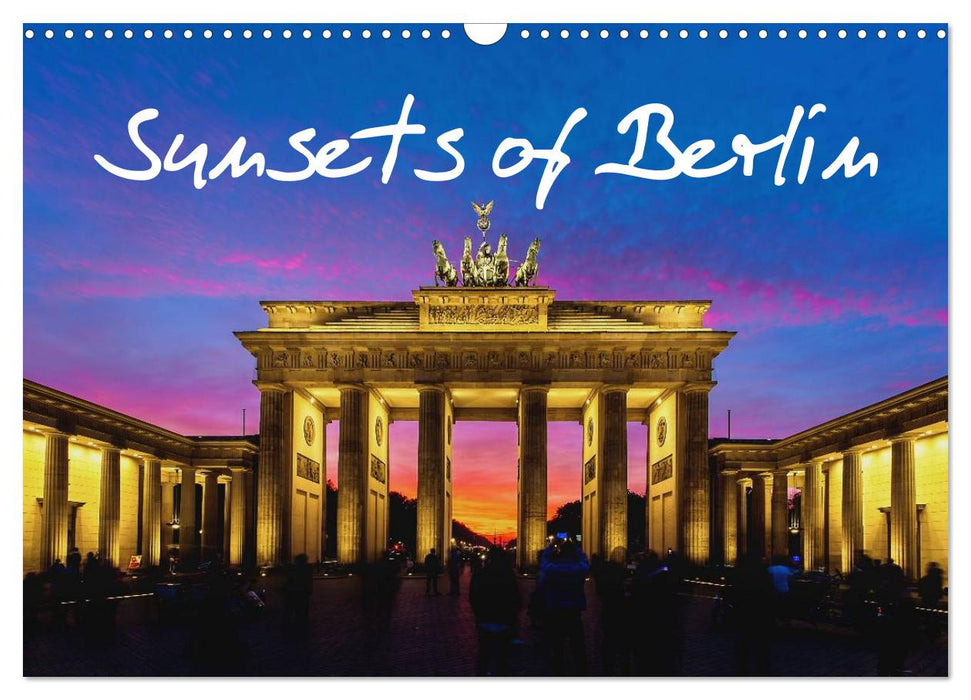 Sunsets of Berlin (CALVENDO Monthly Calendar 2025)