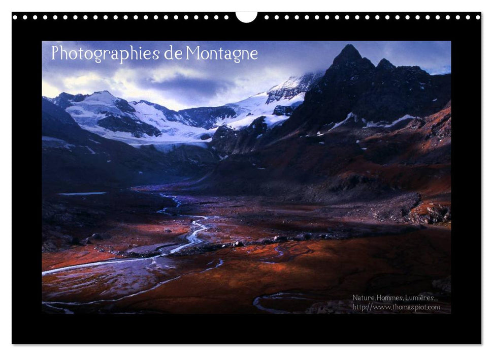 Photographies de Montagne (CALVENDO Calendrier mensuel 2025)