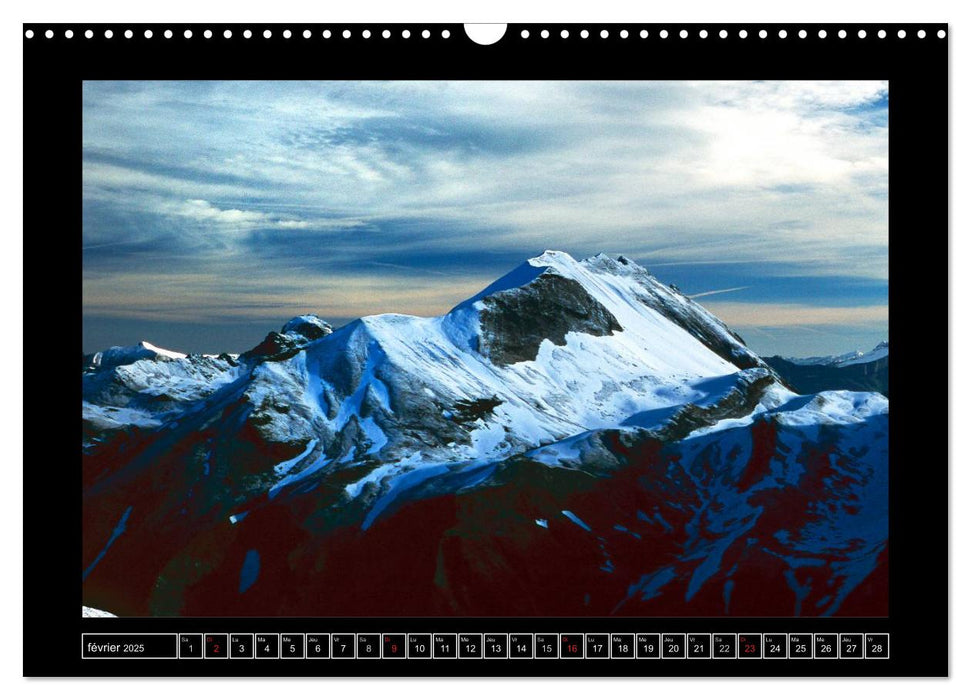 Photographies de Montagne (CALVENDO Calendrier mensuel 2025)